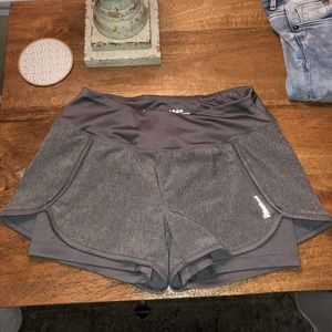 Reebok gray athletic shorts